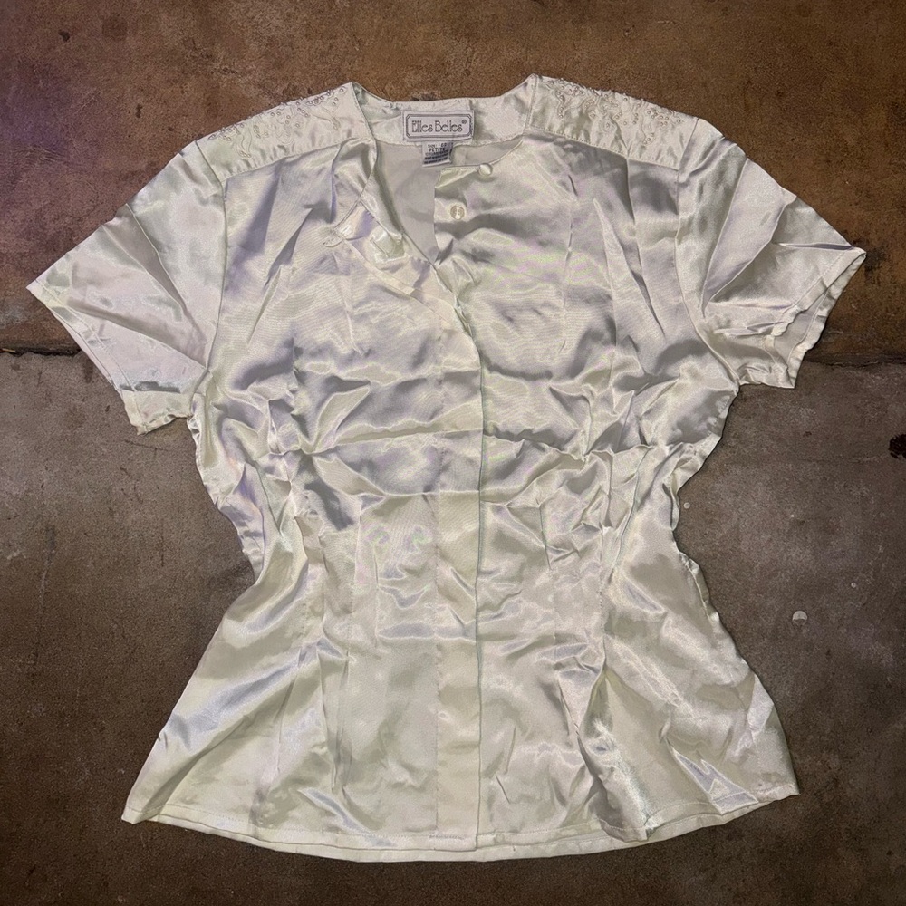 Vintage Satin Blouse